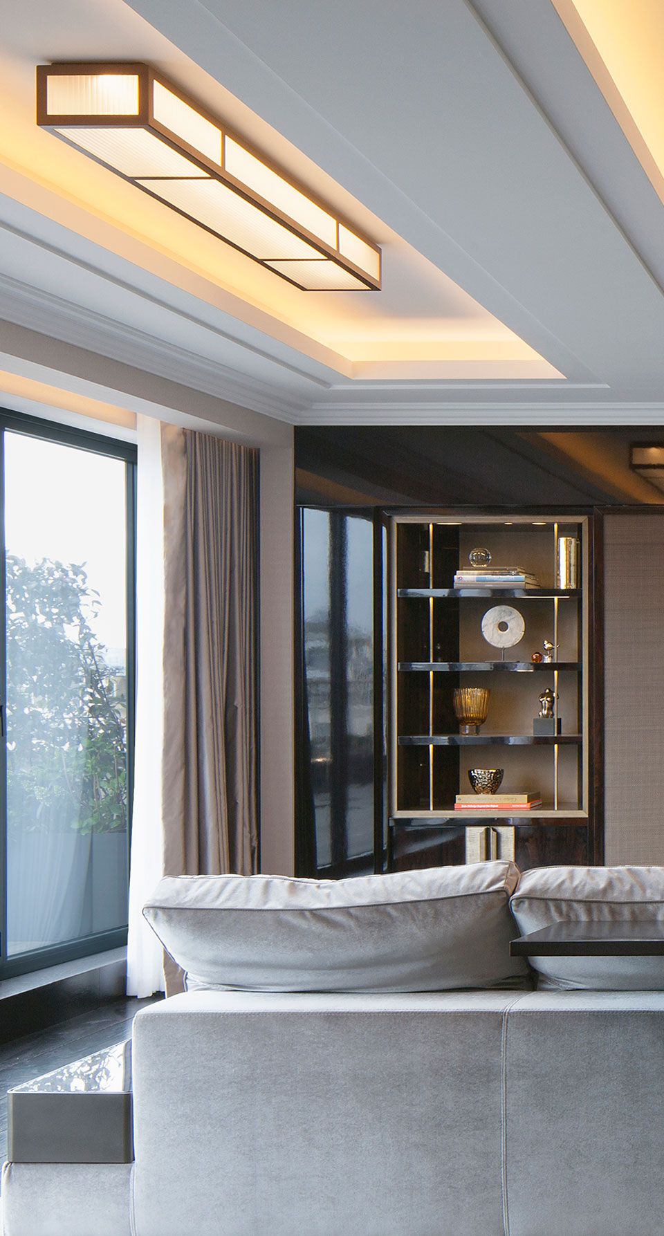 Art Deco Handmade Ceiling Light Coffer Detail Luxury Home Nulty Bespoke